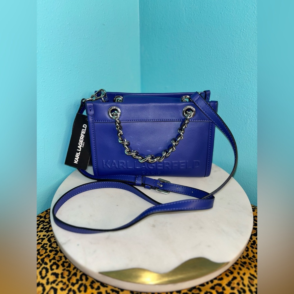 Karl Lagerfeld Royal Blue Crossbody Bag